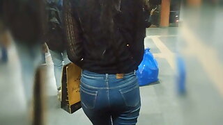 Indian Ass in tight jeans