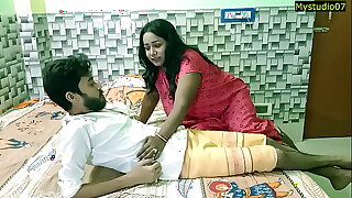 Indian hot 18yrs college boy rough sex married stepsister!! with erotic dirty talking