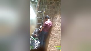 Today Exclusive -desi Lovers Out Door Romance And Blowjob 3