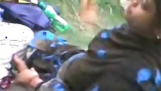 Indian Aunty with young boy playing with tits &amp_ desi pussy