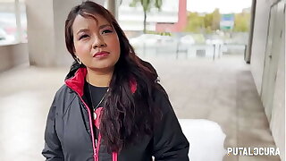 PutaLocura - Gordita colombiana Aneko es pillada por Torbe y traga su lefa
