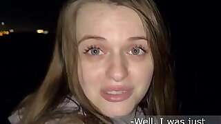Undressed ON the STREET and sucked for money. FREE