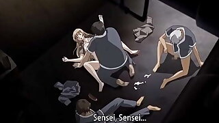 Hentai blonde fucked in stairwell