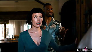 Wife cuckold by black boss and himself when he came over for dinner