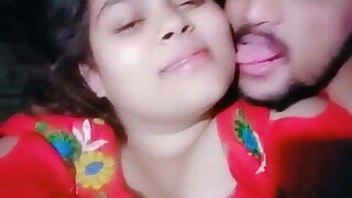 Desi cute girl kissing passionate