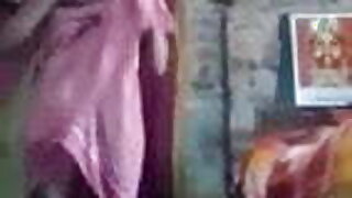 Village girl nude after bath