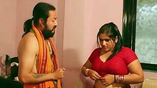 Swamiji enjoying with beautiful Bhabhi