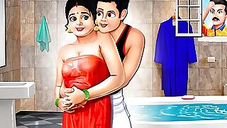 Horny Stepson Fucks Desi Stepmom - Desi Hindi Chudai Audio - Stepmom hardcore - Big Cock Stepson - Animated Cartoon Porn