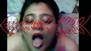 Sexy Indian Milf Gets A Huge Facial From Her Lover!